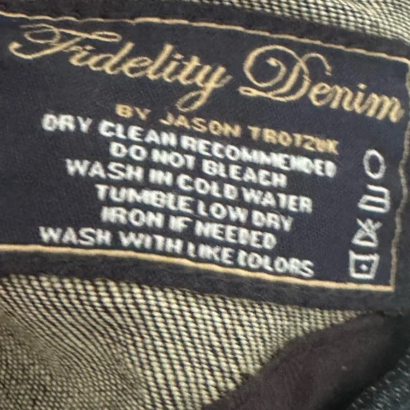 Fidelity Size 28 Ritz Trousers Flare Low Rise - Picture 8 of 15